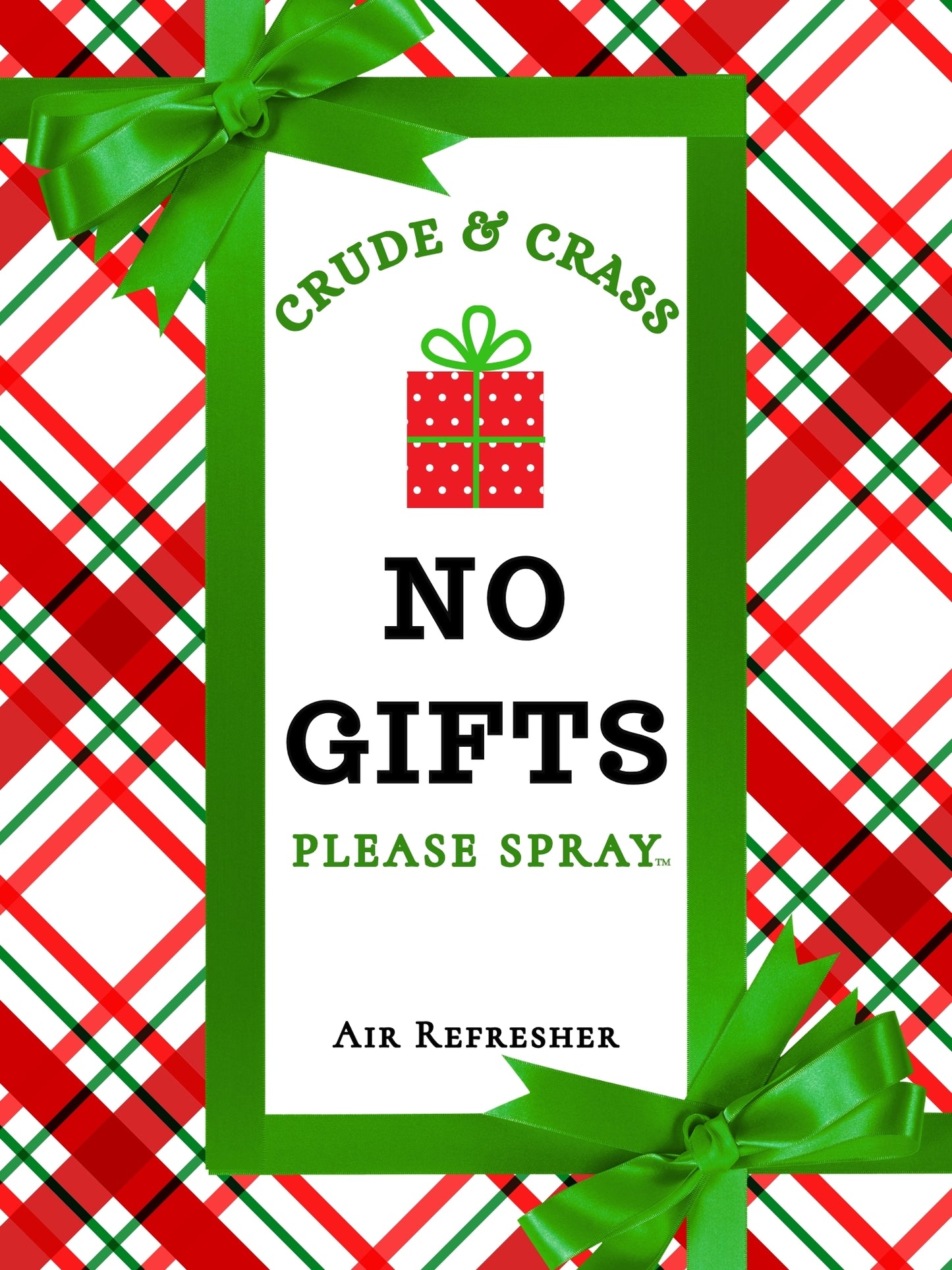 NO GIFTS Please Spray™