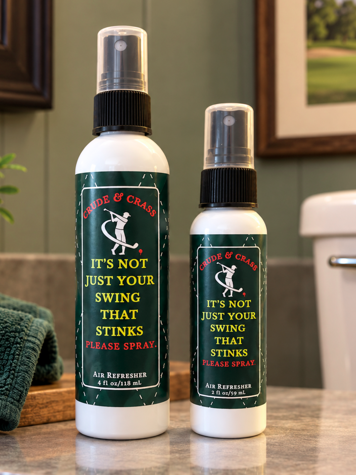 IT'S NOT JUST YOUR SWING THAT STINKS Please Spray™