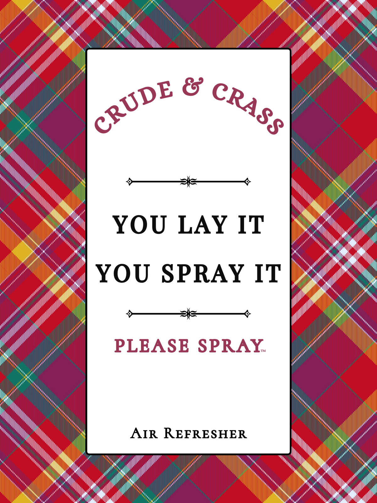 YOU LAY IT YOU SPRAY IT Please Spray™ Air Freshener